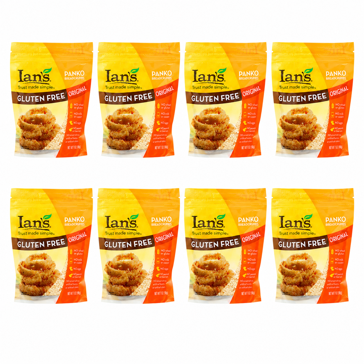 Ian's Natural Foods Original Panko Breadcrumbs 7 oz Ian's Natural Foods